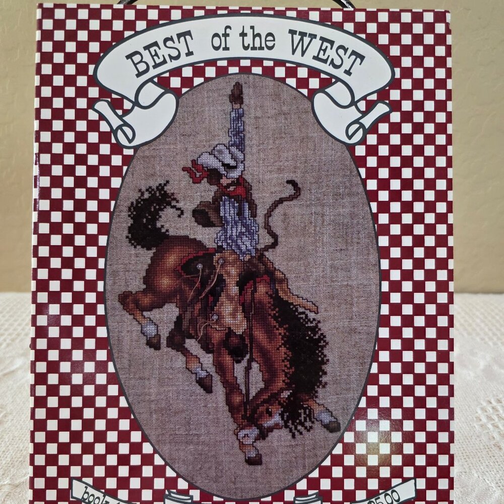 1987 Stoney Creek Collection "Best of the West" Cowboy Indian Country Book 41 VG